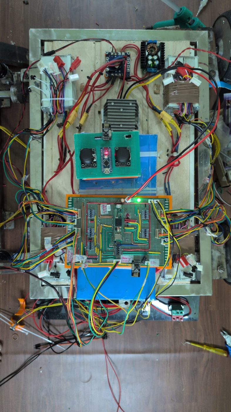 AGV control board installed