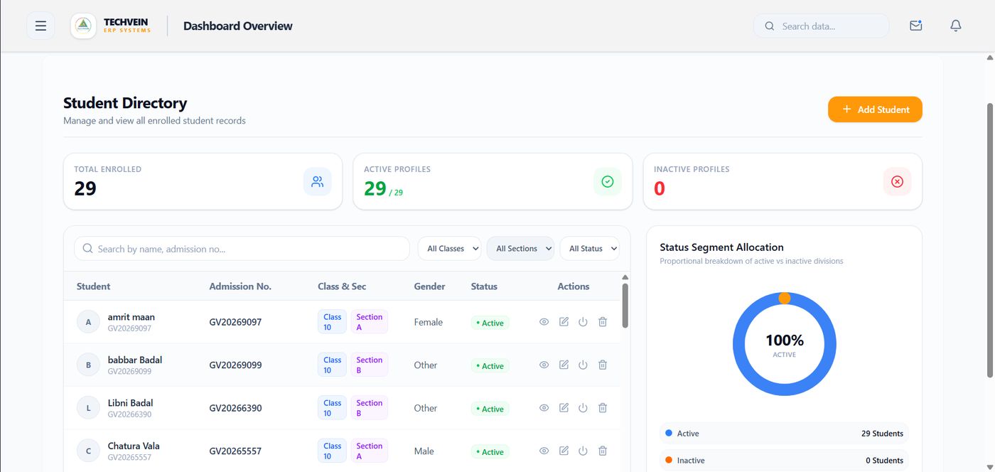 TatvaOS — Student Directory